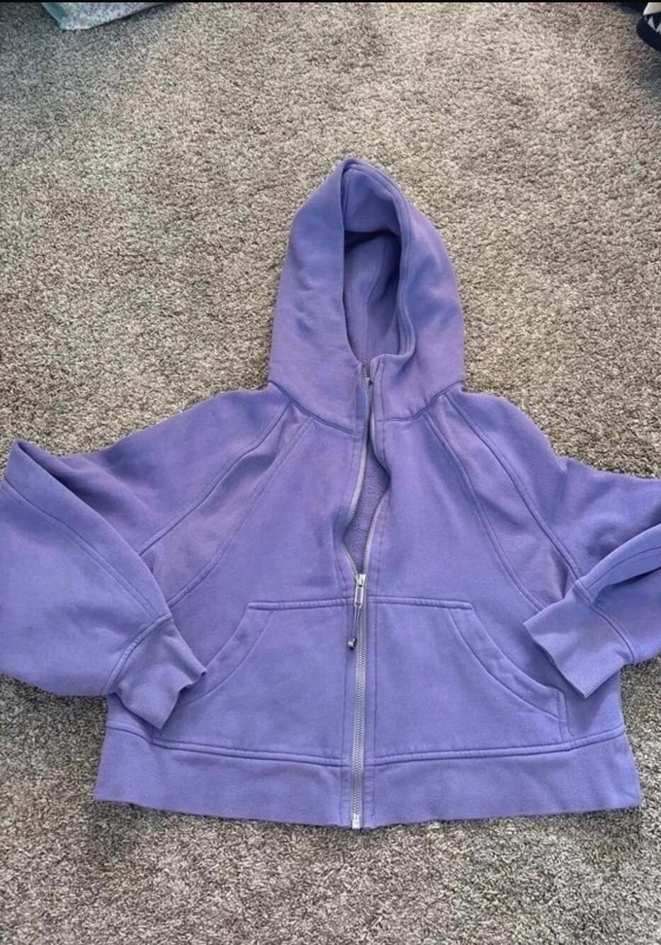 Lululemon Scuba Oversized Full Zip Hoodie Size XS/S Purple